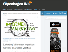 Tablet Screenshot of cph-ink.dk